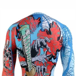 Hommes MMA Rash Guard Logo personnalisé Grappling Jiu Jitsu Bjj Rash Guard avec caractéristiques personnalisées - Product Image 5