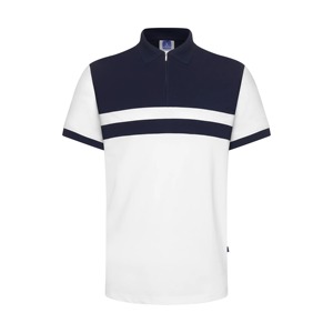 เสื้อโปโลแขนสั้นสำหรับผู้ชายทรงสลิมฟิตลำลองพิมพ์โลโก้ - Product Image 5