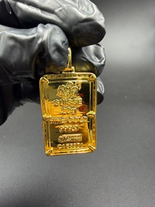 สร้อยคอจี้เพชรโมอิสซาไนต์ VVS แบบฮิปฮอป ชุบทองคำขาว เงินแท้ 925 ราคาถูกที่สุด - Product Image 3