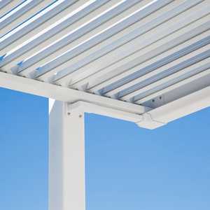 ราคาสุดคุ้ม NATE RIAL เพอร์โกลาอะลูมิเนียมสีขาว ขนาด 320x360 ซม. ประสิทธิภาพสูง ขั้นต่ำในการสั่งซื้อ - Product Image 5