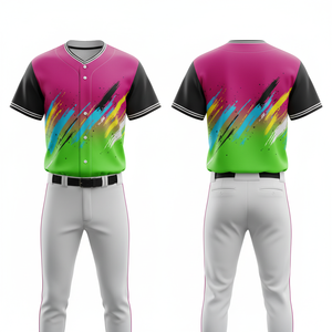 Uniforme de Béisbol Profesional al por Mayor, Personalizado, Impresión por Sublimación, Traje Ligero de Malla - Product Image 6