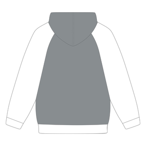 Sweat à capuche à manches raglan gris acier 20 Zeta Phi Beta Soror, inspiré des fondateurs de 1920, sororité grecque, vêtements haut de gamme pour femmes - Product Image 6