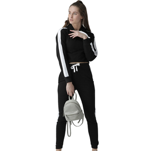 Último chándal de moda para mujer 100% Jersey de algodón y pantalón diseño único Casual cómodo chándal de mujer OEM - Product Image 1