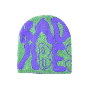 Nuevo diseño Beanie Cap mohair gorra moda buena calidad alta calidad mejores servicios mohair logotipo personalizado multicolor - Product Image 4