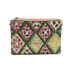 Fait à la main 2025 Collection Designer Perlé Parti Sac Gland Indien Artisan Paillettes Polyester Doublure Fermeture À Glissière quantité minimale de commande 3pcs - Product Image 5