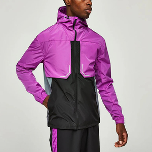 Chaqueta deportiva de chándal cortavientos con Cremallera de nailon impermeable para hombre personalizada de Prince Industry para trajes de invierno - Product Image 4