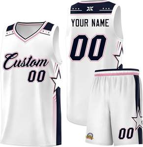 Custom Basketball Uniform Personalized Printed Team and Number Basketball Top Set and <b>Shorts</b> Sports industry - Product Image 5