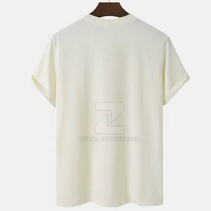 T-shirts pour hommes les plus vendus 100% coton respirant écologique Couleurs et logo personnalisés Faible MOQ - Product Image 2