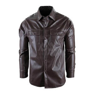 Chemises en cuir pour hommes au design unique, nouvelle collection, taille personnalisée, séchage rapide, vente en gros - Product Image 2