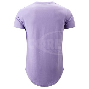 Camisetas de algodón de manga corta de hombre en blanco transpirable de alta calidad y color liso personalizadas al por mayor para hombre - Product Image 2