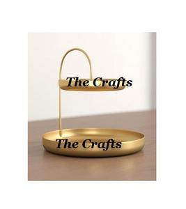 Soporte Redondo para Pastel de Dos Niveles, Soporte de Hierro para Servir Postres, Último Diseño, Soporte de Hierro para Servir Pastel en Venta - Product Image 1