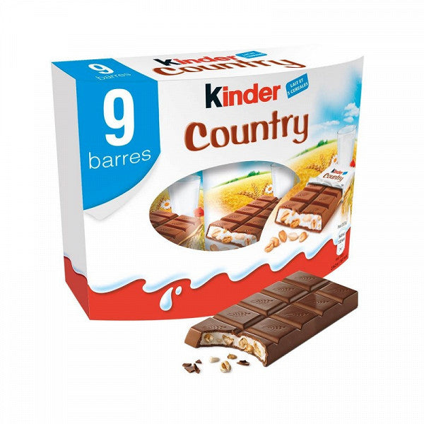Для Ферреро для Kin-der Country молочные закуски жареные хлопья в молочном креме сливочного шоколадного покрытия