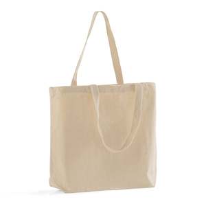 Med/Large Solid Color Canvas Tote <b>Bags</b> TG250 Bulk with <b>Long</b> Handles - Product Image 3