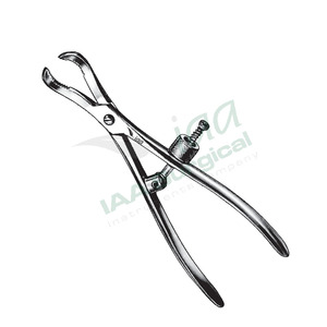 Pinzas de Acero Inoxidable de Alta Calidad para Sujeción de Huesos, 20 cm, Pinzas Ortopédicas de Reducción 02-077-20, Instrumentos Quirúrgicos - Product Image 1
