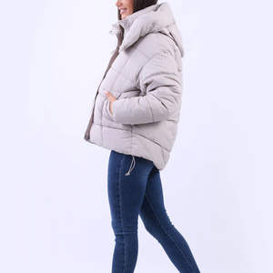 Wholesale Prize Multi Colors Ladies Puffer <b>Coat</b> Customize Fabric Cotton Filling Long Sleeve Zip Up Puffer Jacket For Outdoor Use - Product Image 4