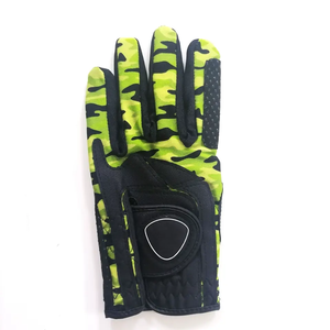 Gants de golf en cuir de grande qualité en peau de mouton Fermeture réglable Polyester Logo vierge Cabretta OEM Microfibre Sports Convient - Product Image 1