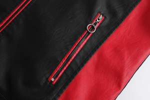 Chaqueta de cuero personalizada para hombre, abrigos de piel de vaca de segunda capa, chaquetas personalizables para motocicleta para hombre - Product Image 5