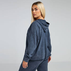 Custom Design Acid Wash Vintage Wash Distress Embroider Zip Up <b>Hoodies</b> <b>For</b> <b>Womens</b> High Quality Cotton <b>Fleece</b> Winter Sweatshirts - Product Image 4