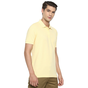 Polo en coton à manches courtes extensible, respirant et sans couture, imprimé sur mesure pour hommes, de grande taille, tricoté et décontracté - Product Image 4