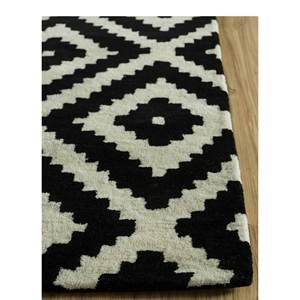 Contour Grey & Black Geometric Wool <b>Hand</b> <b>Tufted</b> <b>Rugs</b> Large Area Tra-13167 Rectangular Room Carpet for Home and Hallway Use - Product Image 4