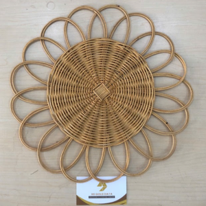 Customizable Round & Square Rattan Coasters \ Elegant Dining Table Accessories | Factory Price - Product Image 4