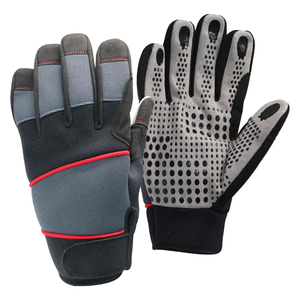 Guantes mecánicos de poliéster de alta calidad, tamaño XL, cómodos, antideslizantes, logotipo personalizado, a un precio razonable, diseña tu propio estilo - Product Image 5