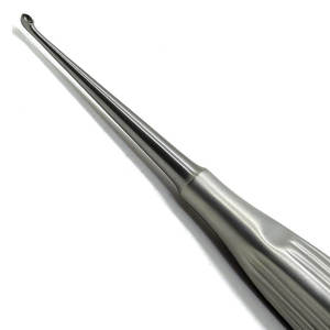 Curette auriculaire manuelle chirurgicale, manche en boucle, acier inoxydable, classe II, instrument d'élimination de la cire auriculaire, réutilisable, autoclavable - Product Image 4