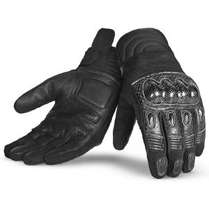 Guantes de Cuero Transpirables con Logotipo Personalizado para Motociclismo, Carreras de Bicicleta, Ciclismo, Verano e Invierno, para Carreras y Entrenamiento - Product Image 1