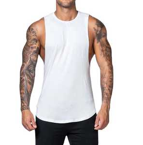 Débardeur de sport pour homme en gros, personnalisé, avec graphismes 3D, grande taille, été, stringer, musculation, graphismes pour l'entraînement en salle de sport - Product Image 3