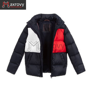 Coupe-vent personnalisé pour hommes, veste bombardier coupe-vent de printemps et d'automne, nouveau design, manteaux en toile rembourrés, vêtements d'extérieur avec broderie - Product Image 4
