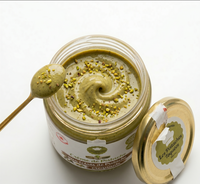 Pistaches Toquees, pâte à tartiner de pistache de haute qualité, texture lisse, morceaux de pistache, crème artisanale française, 190g/6.7oz