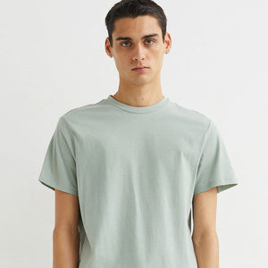 T-shirt pour homme en coton biologique 100% de haute qualité personnalisable avec impression de logo pour l'élection de la marque - Product Image 1