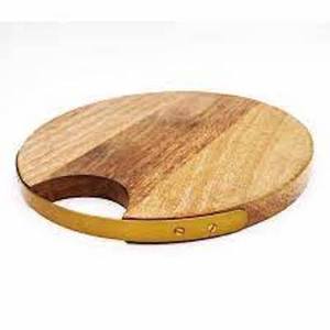 Tabla Redonda para cortar Pizza, para uso doméstico, Hotel, utensilios de cocina, de madera de pino, carnicero - Product Image 3