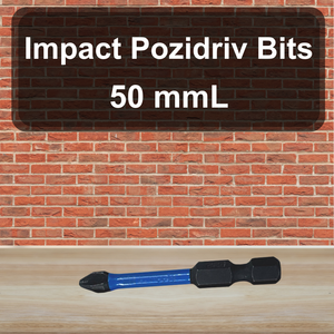 Puntas de Impacto Industriales Pozidriv de 1/4\" y 50 mm con Funda de Color, Material S2, Grado OEM y para Bricolaje - Product Image 3