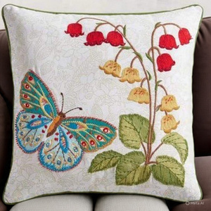 Housses de coussin Décoration de maison de luxe, oreillers de fleurs colorées Taie d'oreiller de coussin floral pour la maison Coussins de canapé décoratifs personnalisés - Product Image 3