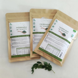 Almidón en polvo de hoja de Moringa al por mayor empaquetado en bolsa - Product Image 2