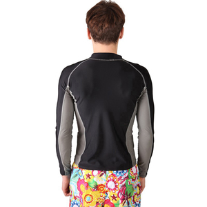Top de compresión de secado rápido para hombre, manga larga, protector de erupción, secado rápido, estirable, deportes, natación, Rashguard, sublimado, MMA, gimnasio, Top para adultos - Product Image 6