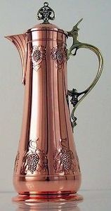 Percolateur en cuivre élégant, bouilloire de service à café gravée à la main, nouveauté, service à thé tendance, tasse, assiette, vente en gros de papier métallique - Product Image 3