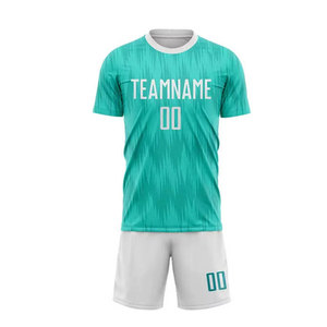 Conjunto de Camiseta y Pantalones Cortos de Fútbol Sublimados Personalizados de Alta Calidad, Ropa Deportiva Ligera y Transpirable para Equipos - Product Image 2