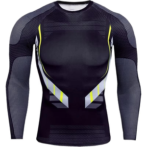 Rashguard Unisexe Personnalisé BJJ MMA Haute Qualité Sans Gi Protection UV Spandex/Polyester Respirant - Product Image 3