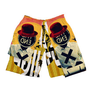 Shorts de planche pour hommes de haute qualité meilleur Design nouvelle mode en gros motif à séchage rapide Shorts décorés personnalisation respirante - Product Image 2