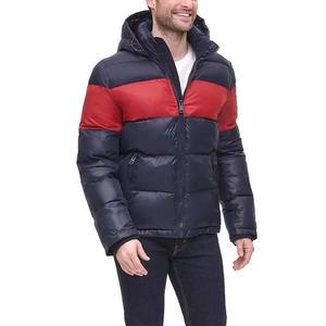 Nouveauté Vente Chaude 2025 Impression de Logo Personnalisé Haute Qualité Nouveau Design Léger Polyester Nylon Veste Homme Doudoune Hiver - Product Image 1