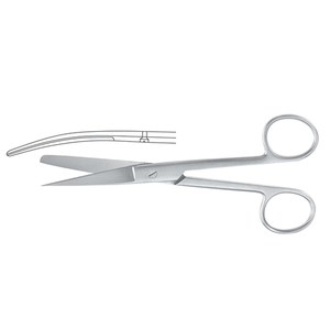 Tijeras operativas estándar de acero inoxidable de alta calidad Instrumentos quirúrgicos curvos afilados/romos de 14,5 cm - Product Image 4