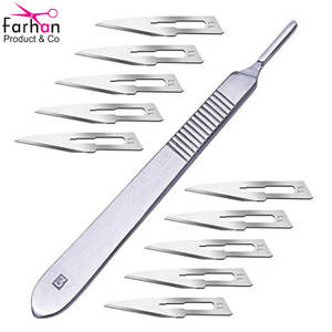Scalper Handle Best High Quality OEM <b>Scalpel</b> Handle 12.5CM Surgical Stainless Steel <b>Scalpel</b> Handle Surgical <b>Blades</b> - Product Image 1