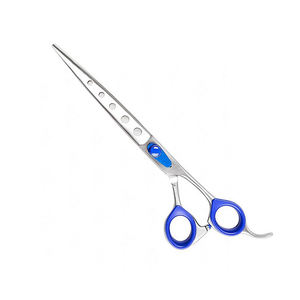 Ciseaux de toilettage pour animaux de compagnie sur mesure ciseaux droits miroir ciseaux pour animaux de compagnie coupe de cheveux cisailles de toilettage avec vis réglable - Product Image 1