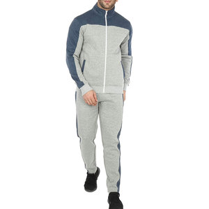Logo personnalisé Full Zip Up Survêtement Coton Polyester Polaire Tech Terry Survêtement de Sport Jogger Usure Survêtement - Product Image 2