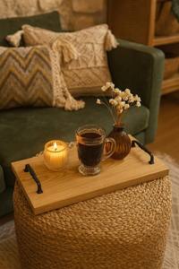 ถาดเสิร์ฟไม้100% พรีเมี่ยม - Product Image 6