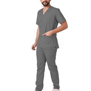 Uniforme Médico de Alta Calidad, 100% Algodón, Transpirable, Cómodo, Último Diseño, Bajo Precio, Nuevo, Servicio OEM al por Mayor para Venta en Línea - Product Image 2