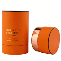 Flacon compte-gouttes d'huile essentielle biodégradable de 30 ml et 10 ml, tube en papier cartonné recyclable, tube en papier gaufré et enduit, boîte en papier