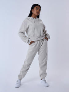 Conjunto de 3 piezas de pantalones para correr, conjunto de Jogger para mujer, trajes de jogging personalizados para pantalones de chándal y conjunto de Sudadera con capucha, chándal para mujer - Product Image 3